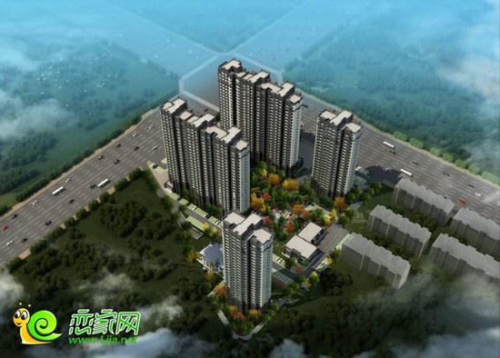 遠(yuǎn)洋·新興公館項(xiàng)目鳥瞰圖