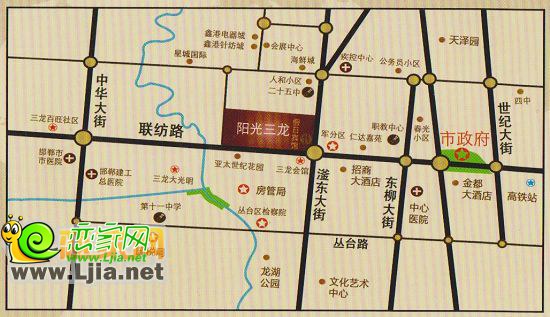 陽(yáng)光三龍商業(yè)廣場(chǎng)項(xiàng)目區(qū)位圖