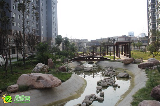 鴻基行政公館園林景觀實景