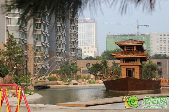 鴻基行政公館園林景觀實景