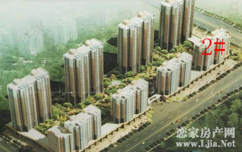 城市西景效果圖