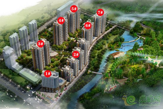 金世紀(jì)花園鳥(niǎo)瞰圖