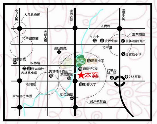 天悅名苑區(qū)位圖