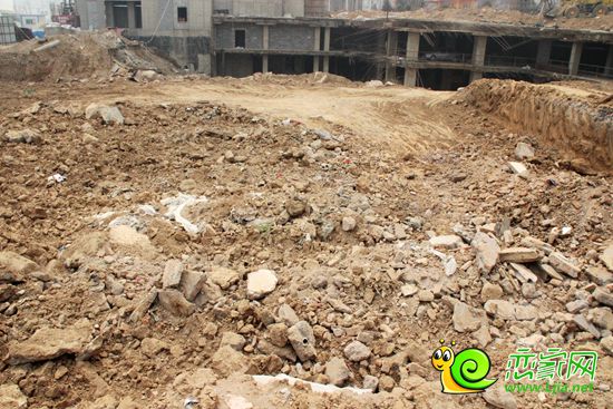 圖為10號樓項目施工地