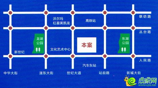 漢成華都區(qū)位圖