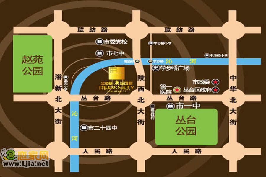 金恒基鹿城國際區(qū)位圖