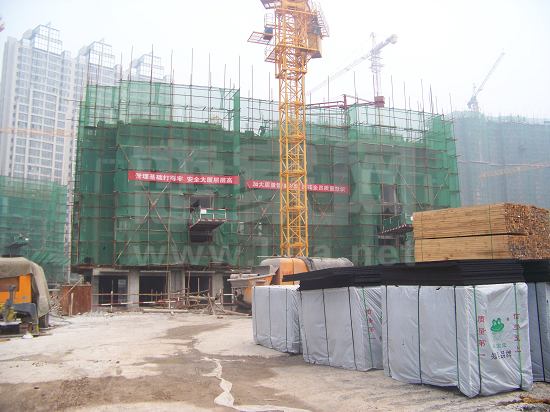 楓丹白露施工現(xiàn)場(chǎng)（2011.8.13）