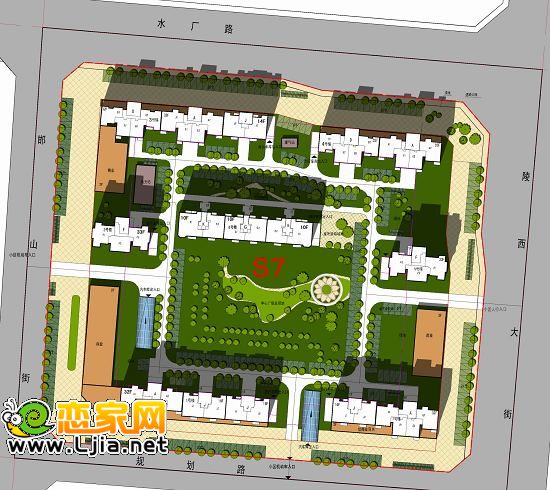 趙都新城S7地塊規(guī)劃項目總平面圖