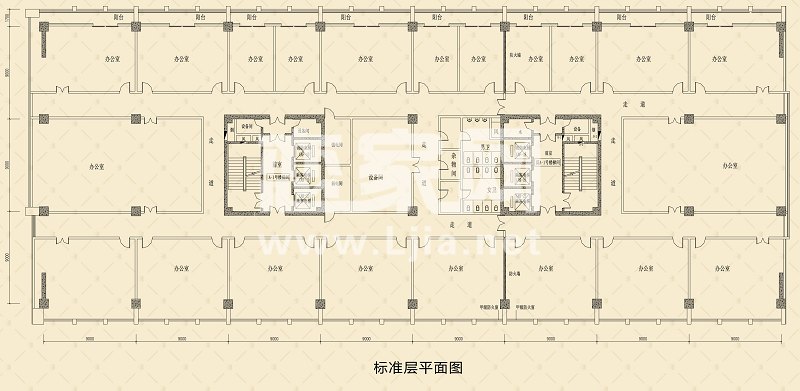 陽(yáng)光三龍商業(yè)廣場(chǎng)標(biāo)準(zhǔn)層面圖