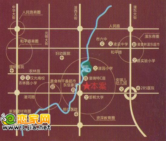 天悅名苑區(qū)位圖