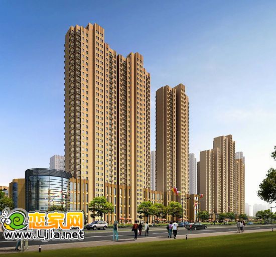 稽山御府天城沿環(huán)城西路效果圖