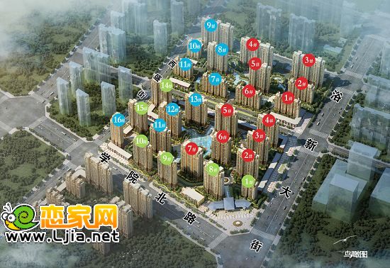 阿爾卡迪亞鳥瞰圖