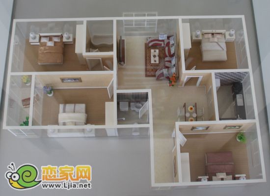 萬浩家園E戶型：四房兩廳兩位 約166.27㎡