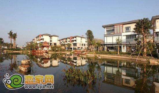 雙拼親水別墅  實(shí)景拍攝