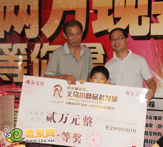 一等獎20000元得主