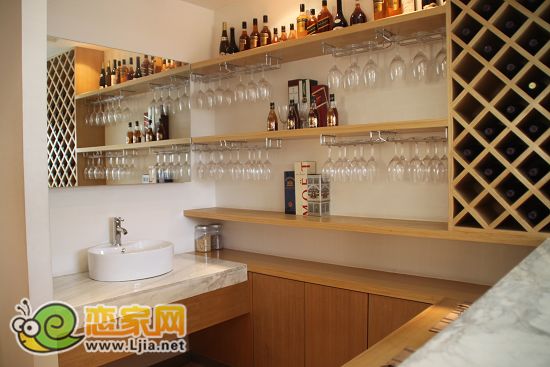 趙都新城樣板間 個(gè)性吧臺(tái)