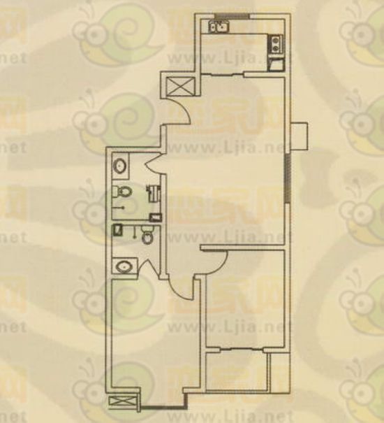 天悅名苑5#G3戶型  約102.02㎡