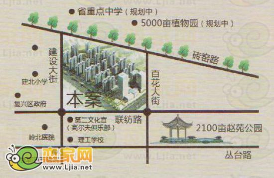 錦繡江南區(qū)位圖