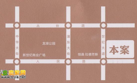 漢城華都區(qū)位圖
