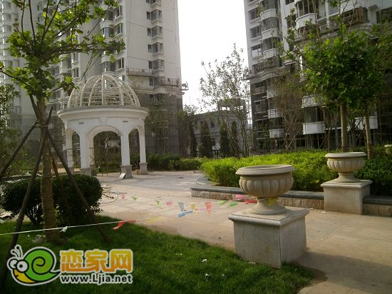趙都新城5號(hào)地綠和園小區(qū)景觀 歐式亭子