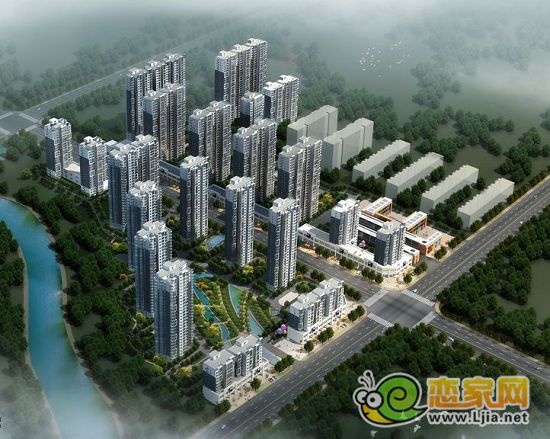 現(xiàn)代海棠灣鳥(niǎo)瞰圖