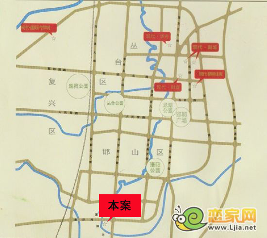 現(xiàn)代海棠灣區(qū)位圖