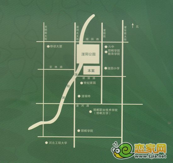 龍仕公園里區(qū)位圖