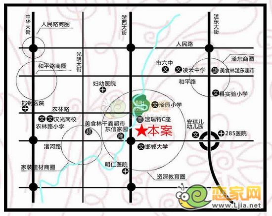 滏瑞特時代廣場區(qū)位圖