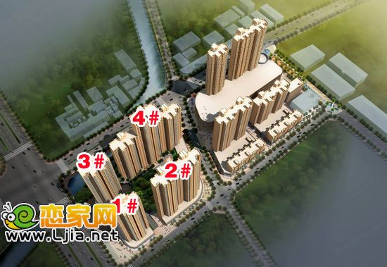 稽山御府天城鳥瞰圖