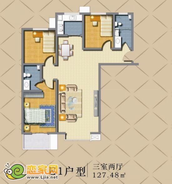 天悅名苑經(jīng)典戶型賞析