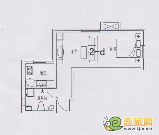 金色漫城49.51平米小戶型