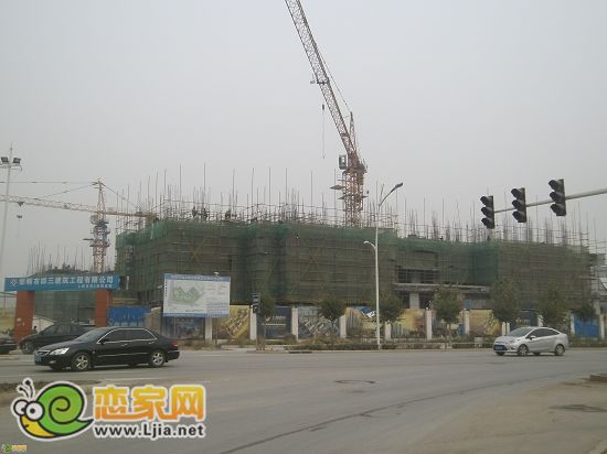 上都名苑工程進(jìn)度：出地面2層