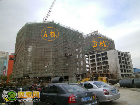 天悅名苑寫字樓A棟B棟工程進(jìn)度