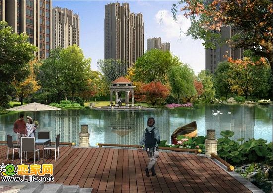 美的城園林景觀效果圖