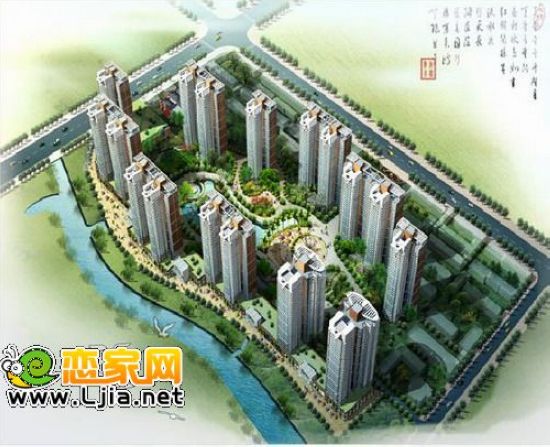 金世紀(jì)花園鳥瞰圖