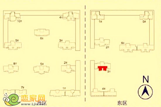 金百合89.31㎡戶(hù)型樓棟分布