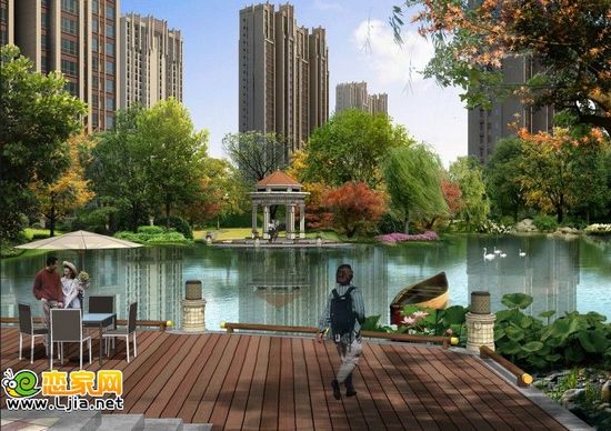 美的城園林景觀效果圖