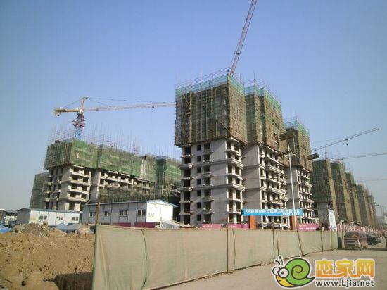 上都名苑工程進(jìn)度：出地面12層