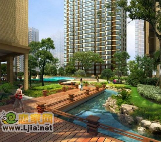 上都名苑小區(qū)景觀效果圖