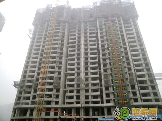 萬浩儷城6#樓工程進度
