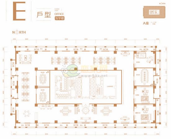 財(cái)智大廈寫(xiě)字樓戶型