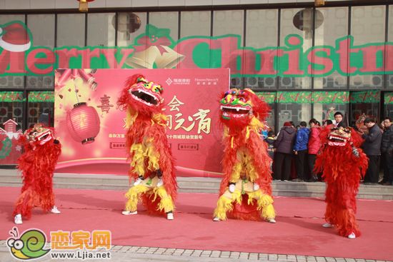 舞獅鬧春