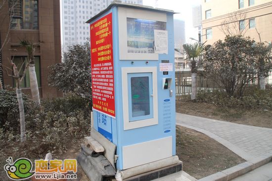 碧水灣小區(qū)內(nèi)置售水系統(tǒng)，方便業(yè)主，更加便宜節(jié)水