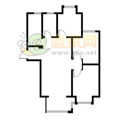 三室兩廳一衛(wèi) 面積約：112.77㎡