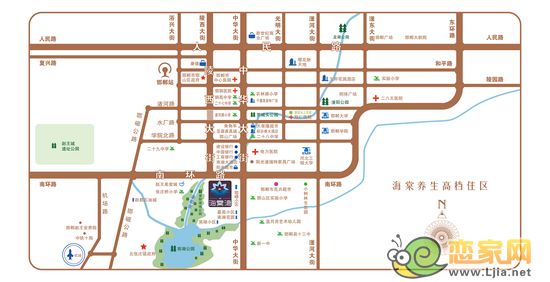 現(xiàn)代海棠灣區(qū)位圖
