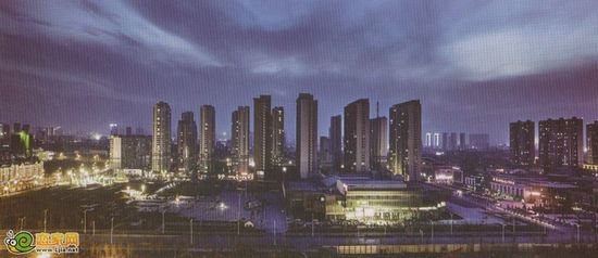 恒富天地夜景效果圖