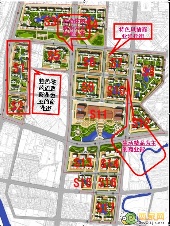 趙都新城萬千會區(qū)位圖