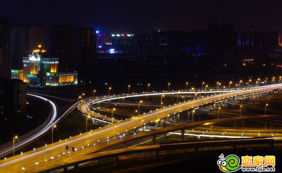 東環(huán)立交橋夜景