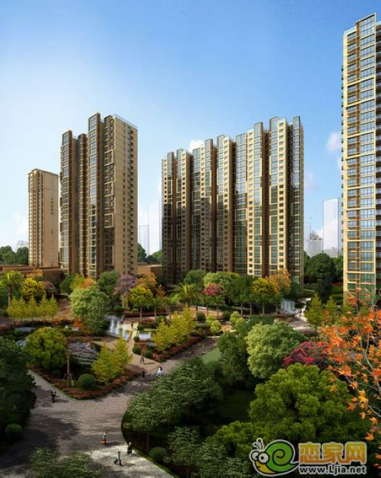 現(xiàn)代海棠灣小區(qū)效果圖