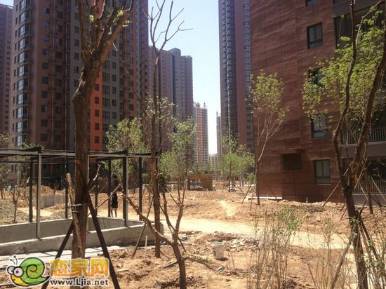 小區(qū)的園林景觀正緊張有序的施工中，保證給業(yè)主營造一個舒適、高端的生活環(huán)境 